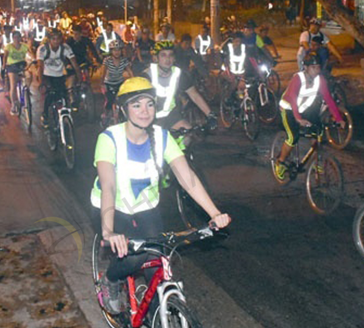 To ride safety at night
